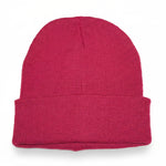Unisex Beanie - Raspberry Red Knit