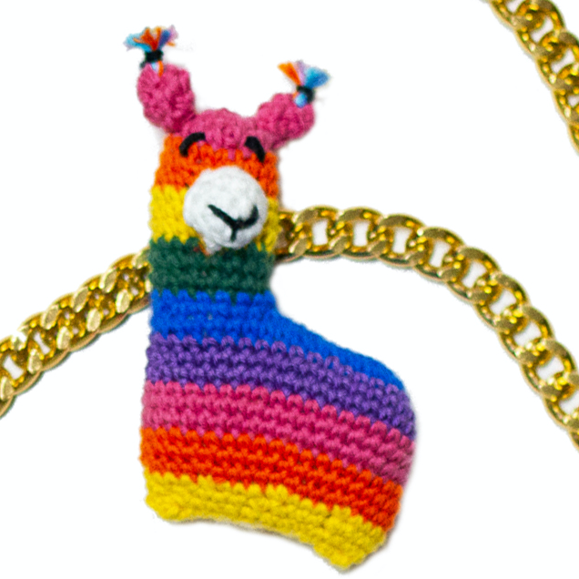 Crocheted Llama