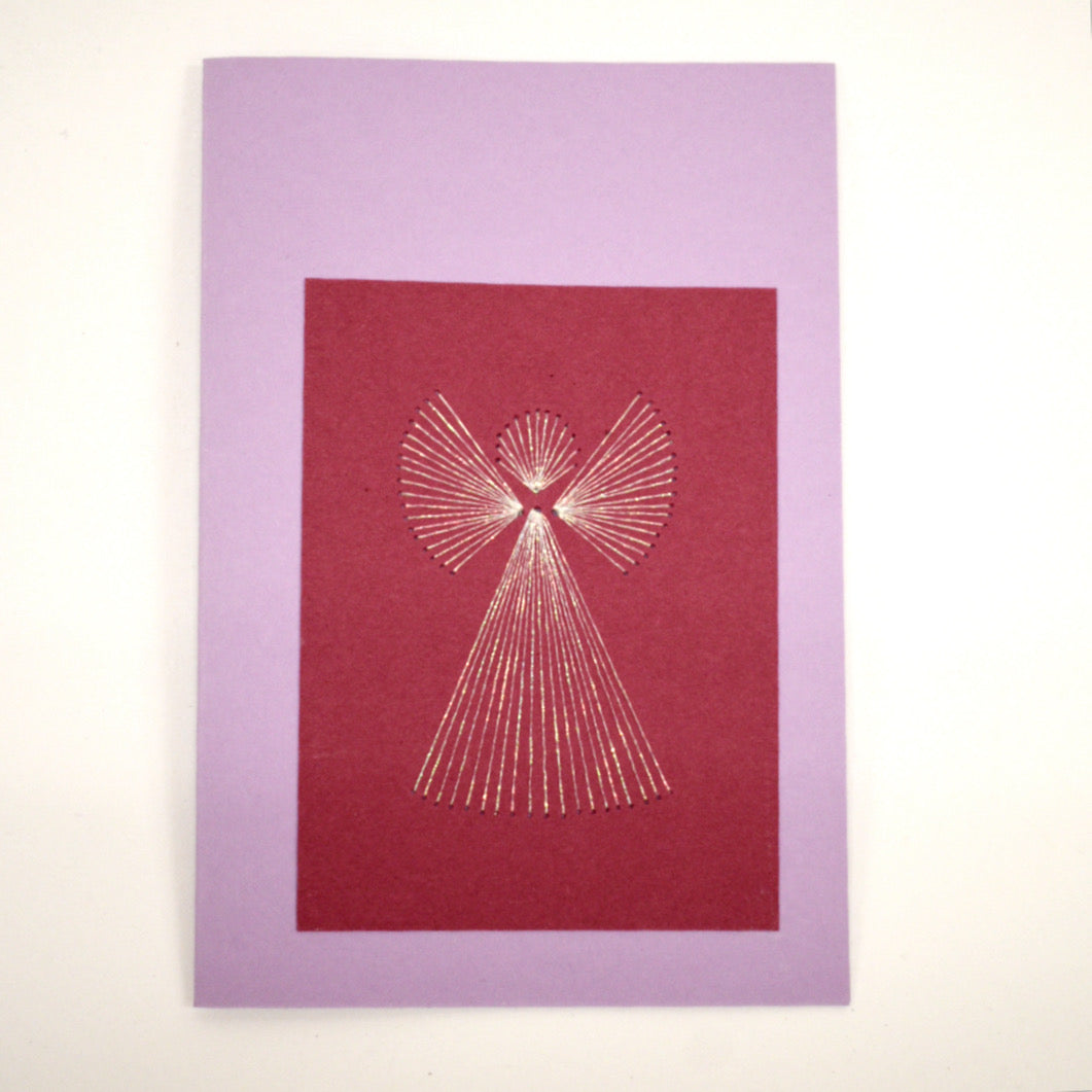 Art card with Angel Koidula Pink