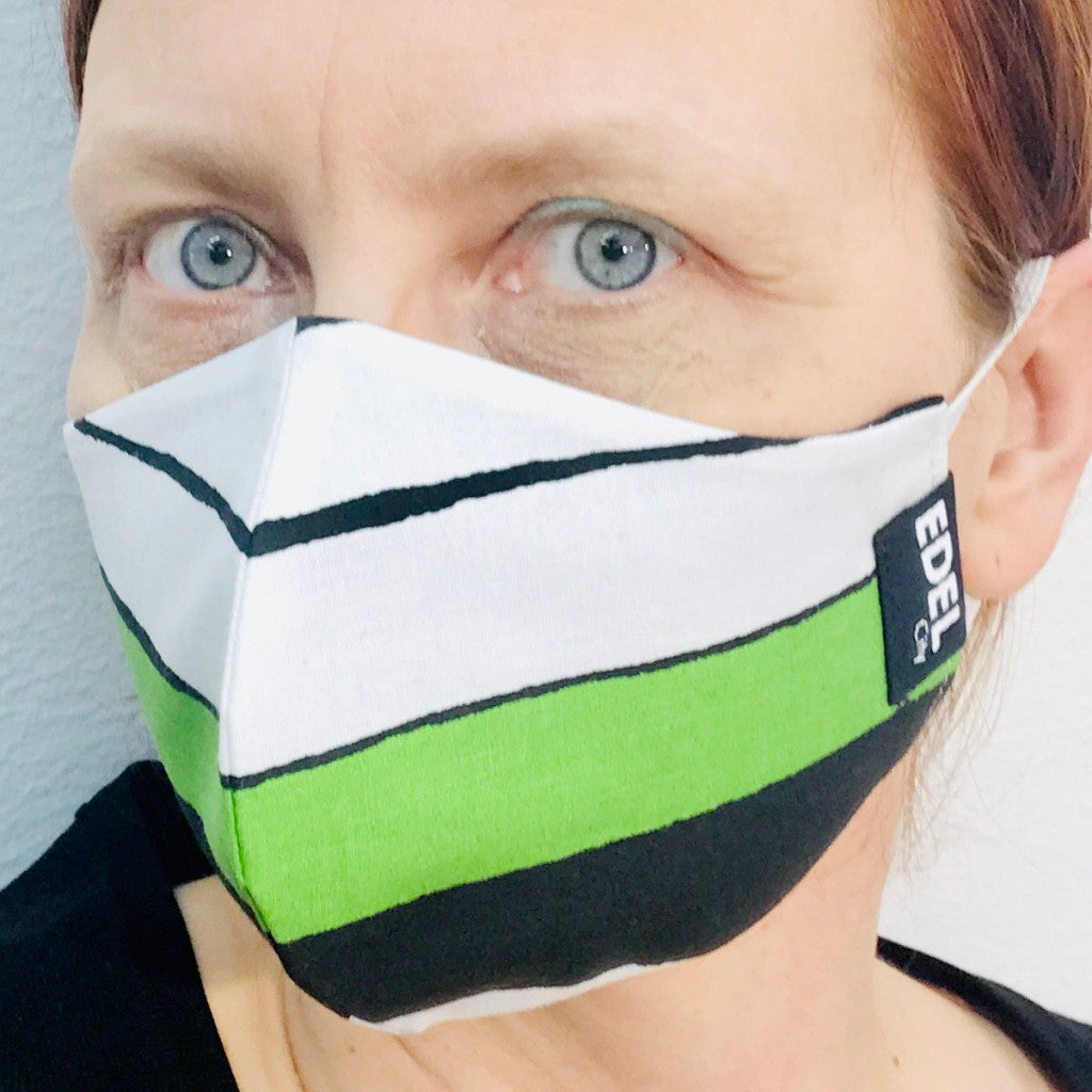 Face mask Red Squares Edel City