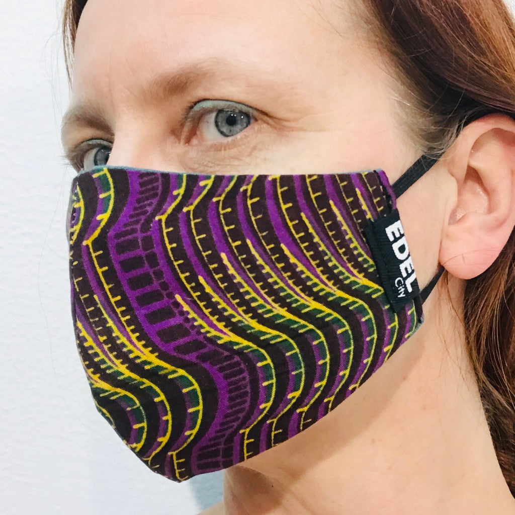 Face mask African print Edel City