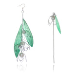 Lily of the Valley Mismatched Earrings Upcycle with Jing