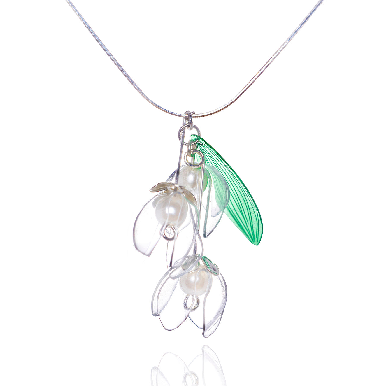 Lily of the Valley Necklace Necklaces Upcycle with Jing