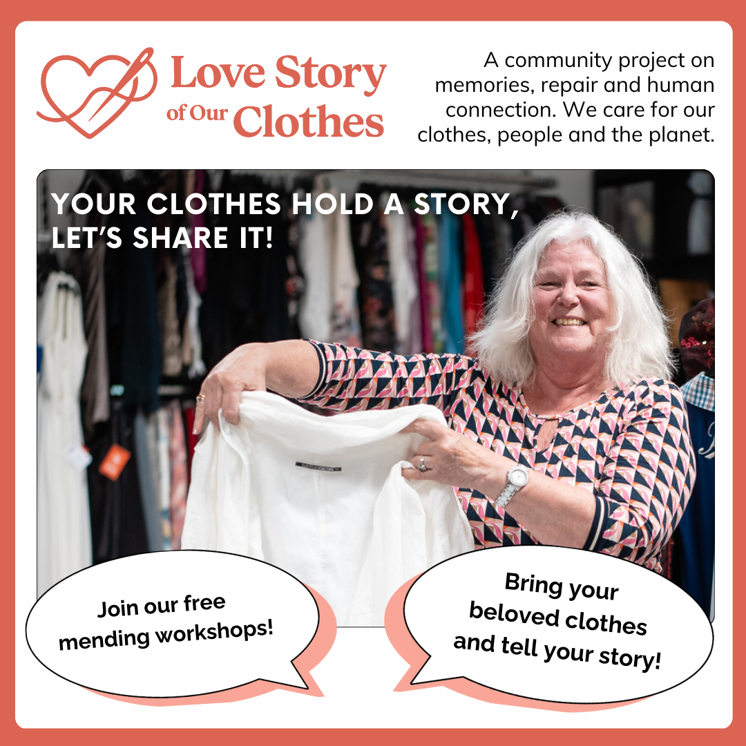 Love Story of Our Clothes Mending Workshop Dome Upcycling