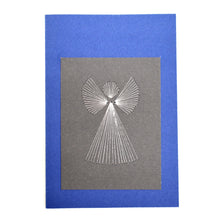 Load image into Gallery viewer, Art card with Angel Koidula Blue Gray
