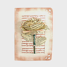 Load image into Gallery viewer, Art card with flower
