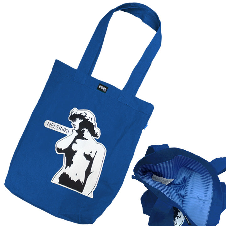 Helsinki design bag with lining blue Edel City
