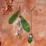 Mirka-hannele-sustainable-lily-of-the-valley-mismatched-earrings