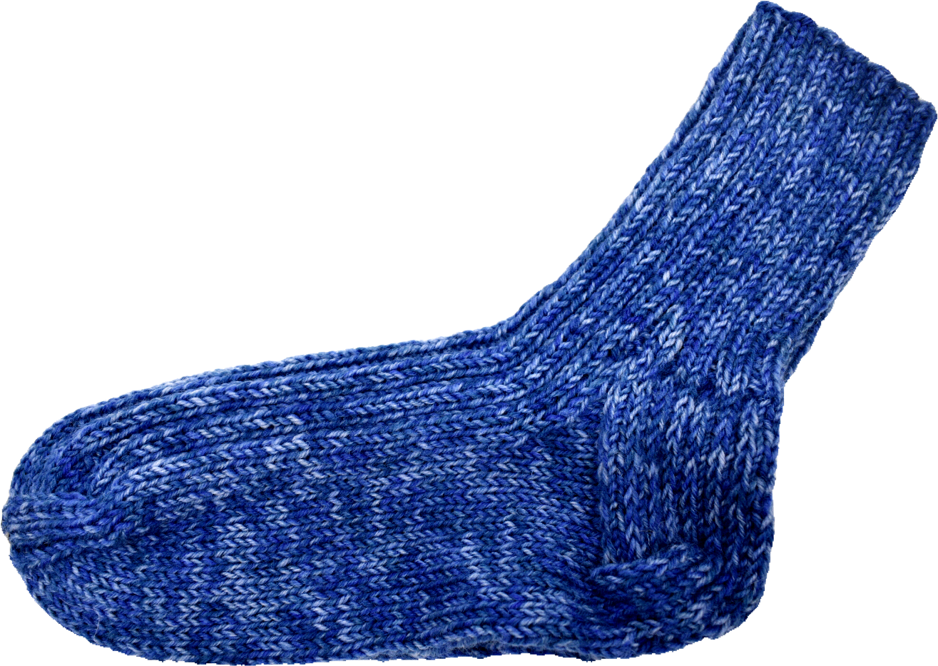 Wool Socks Blue Merja Tasanko